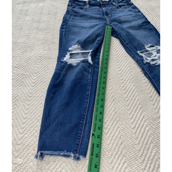 American Eagle Next Level Stretch Curvy Super Hi-Rise Jegging Jeans 10 Short - Picture 3 of 9